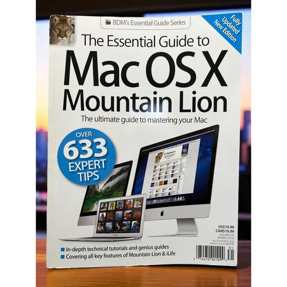 BDMs Essential Guide To Mac OSX Mountain Lion In-Depth Tutorials Apple Software - Picture 1 of 10